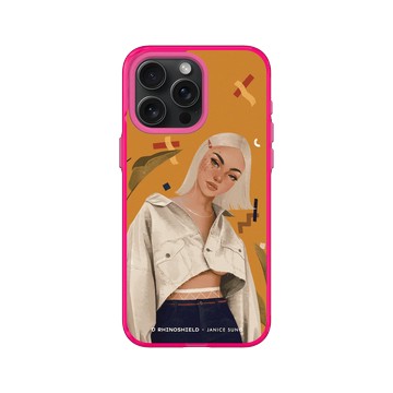 iPhone 15 Pro Max Clear 粉漾桃 - Janice Sung - Anabelle 安娜貝爾