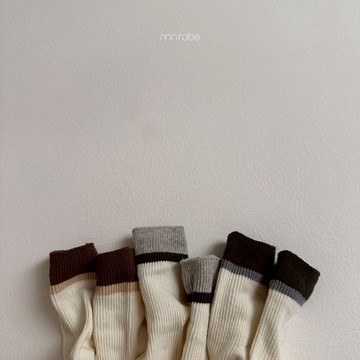 minirobe 巧克力襪子組【現貨】中筒襪 寶寶襪子 韓國童裝 兒童襪子 嬰兒襪子 小腿襪 男童女童