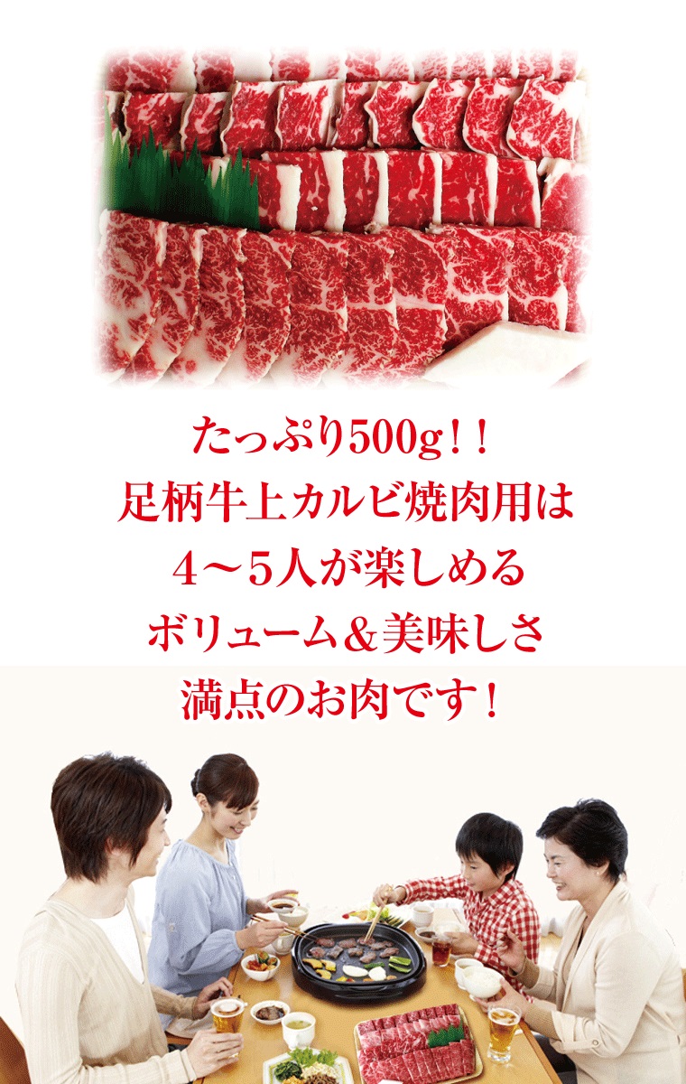 かながわブランド上カルビ焼肉用500g