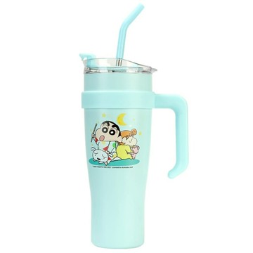 萌兔兔 304蠟筆小新巨暖冰霸杯  藍色  1個  1250ml