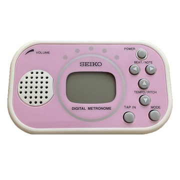 SEIKO DM100 數位節拍器 / 可固定於譜架 / 紛紅色