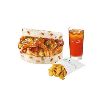 【摩斯漢堡】C536超級大麥海洋珍珠堡+月亮薯條+冰紅茶(L)好禮即享券