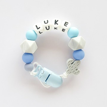 客製化 LUKE 仙人掌 奶嘴鏈