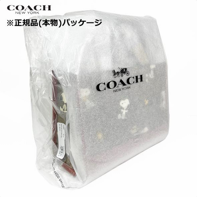 COACH X PEANUTS コーチ スヌーピー コラボ ショルダー トート バッグ ...