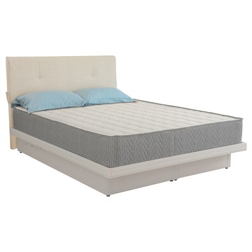 【KIKY】路易斯貓抓皮質感收納床頭二件組 雙人加大6尺(床頭片+掀床底)