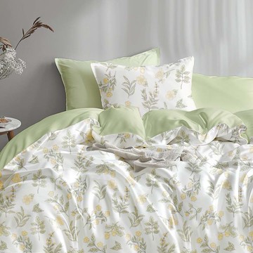 LoveCity 寢城之戀 50支100%萊賽爾天絲 舖棉兩用被套  210 x 180cm  水岸繁花