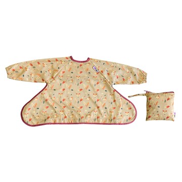 英國Tidy TOT - 防髒吸盤圍兜(長袖)-森林狐狸