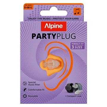 ALPINE 荷蘭原裝進口 Party+ 頂級音樂耳塞 附收納盒  1盒  1副