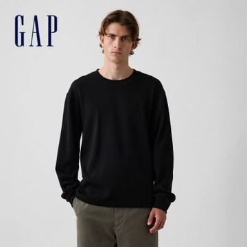 【GAP】休閒T恤-經典黑(907263)