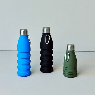 Stig 伸縮水壺 三色 黑