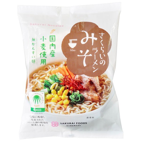 さくらいのラーメン みそ（101g） 桜井食品