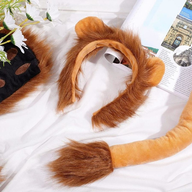 最大68％オフ！ ライオン コスプレ ケモ耳 尻尾 ハロウィン Dハロ