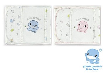 KUKU跑跑小象肚圍-L(藍/粉)