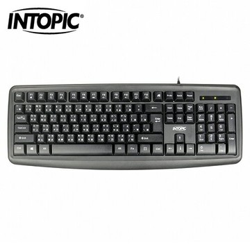 【INTOPIC 廣鼎】KBD-79 USB多媒體標準鍵盤【三井3C】