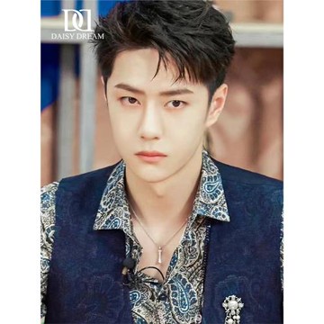 王一博同款925純銀滿鉆骨頭項鏈女小眾設計ins嘻哈鎖骨鏈高級頸鏈