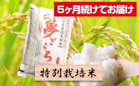 特別栽培米★[定期便] 5カ月★毎月 精米10kg（白米 7分 5分ツキ可）　玄米は別に出品