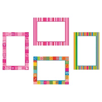 QuickFilm 相框貼 靜電無痕 100% PP材質 可回收  5吋  繽紛框