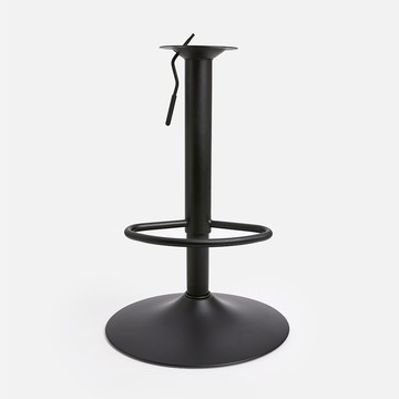 特力屋 萊特吧台椅 磨砂黑喇叭鐵腳