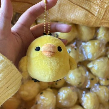 ⭐韓國代購正版⭐鼻孔雞掛件輕鬆熊小黃雞公仔可愛呆萌小雞玩偶書包包掛飾女新專