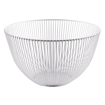 鐵藝水果籃 EC093 簡約水果盆架 蔬果收納籃 歐式現代家用零食果盤