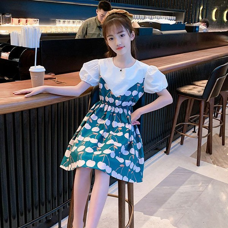 子供服 ワンピース 女の子 夏服 韓国子供服 半袖 花柄ワンピース 子供ドレス キッズ ジュニア ベビー服 お姫様 誕生日 七五三 おしゃれ 可愛い 新品 160 150 通販 Lineポイント最大0 5 Get Lineショッピング