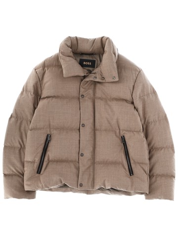 boss camel "l-doverso" padded jacket