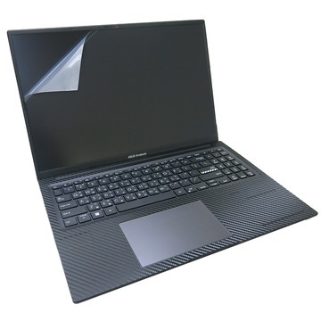 EZstick ASUS K3605 K3605ZC 適用 靜電式筆電LCD液晶螢幕貼 16吋寬 螢幕貼