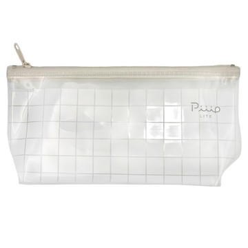 KOKUYO 國譽 Piiip Light 透明筆袋  白色  1個