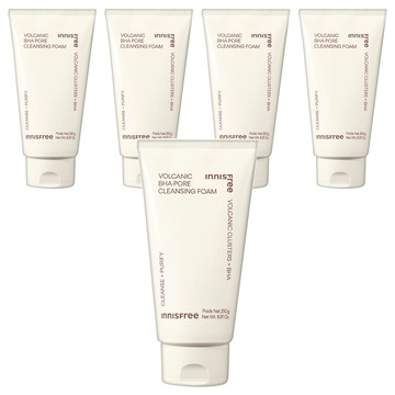 INNISFREE 台灣公司貨 火山泥毛孔調理洗面乳  250g  5條
