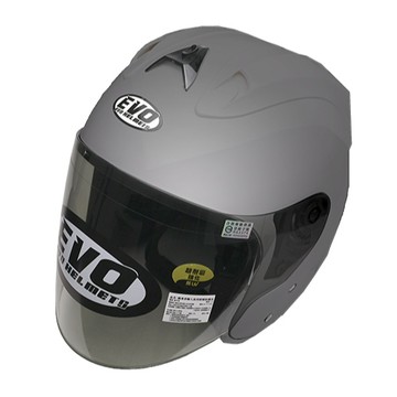 EVO 安全帽 CA-335 CA335 Type_R+Plus 素色 消水泥灰 涼感 3/4 全拆洗 R帽 半罩