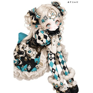 【6 月新品】07-133-0173 人物貼紙 馬戲團風格
