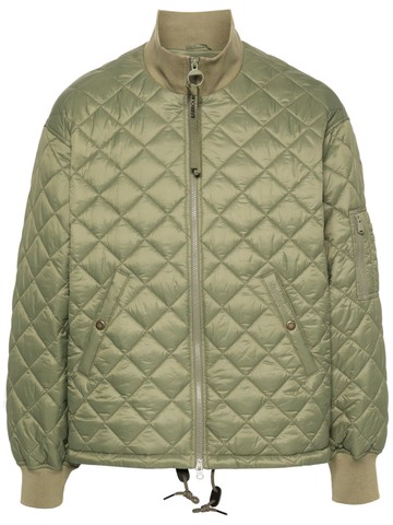 Barbour - Flyer Field quilted jacket - men - Polyamide/Cotton/Polyester/Elastane/Polyamide/Polyester - S - Green