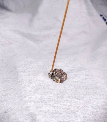 蟾禪 2mm真鍮線香座 —蛤蟆召喚