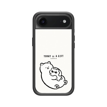 iPhone Air Mod NX -邊框背蓋組合 (相機按鈕) 黑 - 爽爽貓 Song Song Meow by SECOND - TODAY is A GIFT