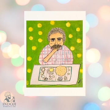 明信片　印度的B先生