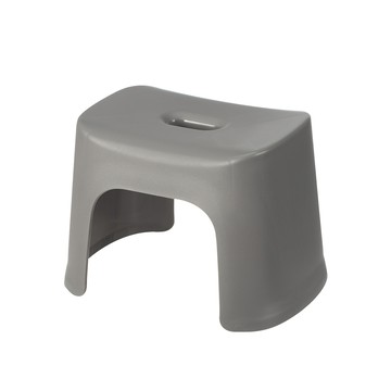 【日本霜山】家用耐重防滑墊腳凳/椅凳-S-多色可選-灰