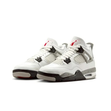 Nike Air Jordan 4 Retro White Cement GS 白水泥 2025經典回歸 女鞋 休閒鞋 大童鞋 IB4171-100