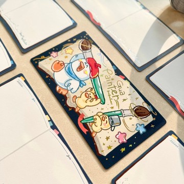 高磅數燙色小卡 - 呱呱小畫家