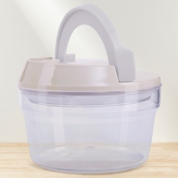 《Premier》提柄密封罐-灰400ml-- 保鮮罐 咖啡罐 收納罐 零食罐 儲物罐