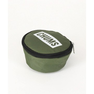 【CHUMS】Logo Sierra Cups Case 320ml 男女 餐碗收納袋 卡其綠-CH603476M022