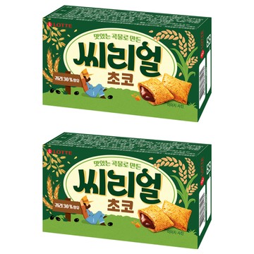 LOTTE 樂天 穀物口袋餅 巧克力風味  42g  2盒