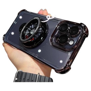 四角蘋果旋轉新款支架適用防摔16手機殼iPhone15promax陀螺14PRO氣囊13全包12高級感11男女por電鍍pm外殼plus