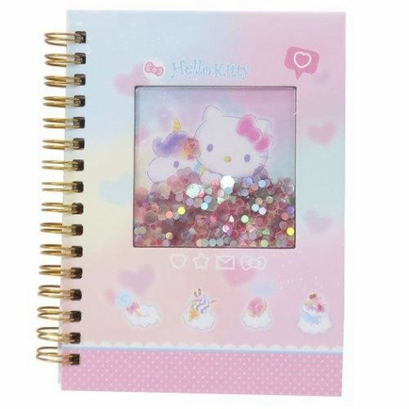 ハローキティ シャカシャカ リングノート リングノート ゆめかわ