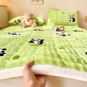 2025新款兔毛絨床墊學生宿舍床褥子鋪底軟墊子