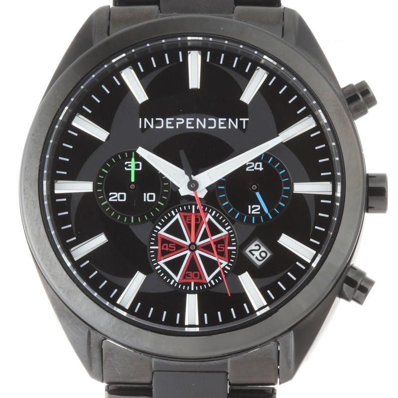 限定2000本 INDEPENDENT バイオハザード　ザ・ファイナル 腕時計 公式】INDEPENDENT × BIOHAZARD THE FINAL 限定版クロノグラフ