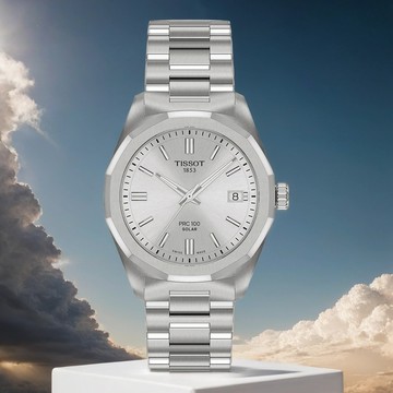 TISSOT 天梭 PRC 100 Solar 太陽能女錶-34mm T1518221103100
