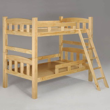 homelike 喜家居原木色3.5尺雙層床(1611)