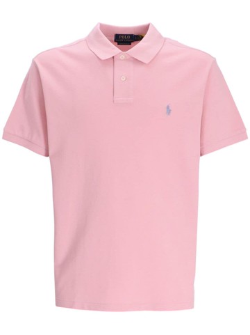 Polo Ralph Lauren - logo-embroidered cotton polo shirt - men - Cotton - S - Pink