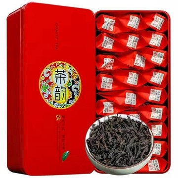 茶葉 茶包🍃熱銷【店鋪熱銷】鐵觀音正山小種金駿眉大紅袍肉桂茶葉濃香型烏龍茶禮盒裝