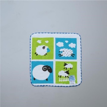 non-no儂儂【毛巾】四格綿羊紗布方巾-13086